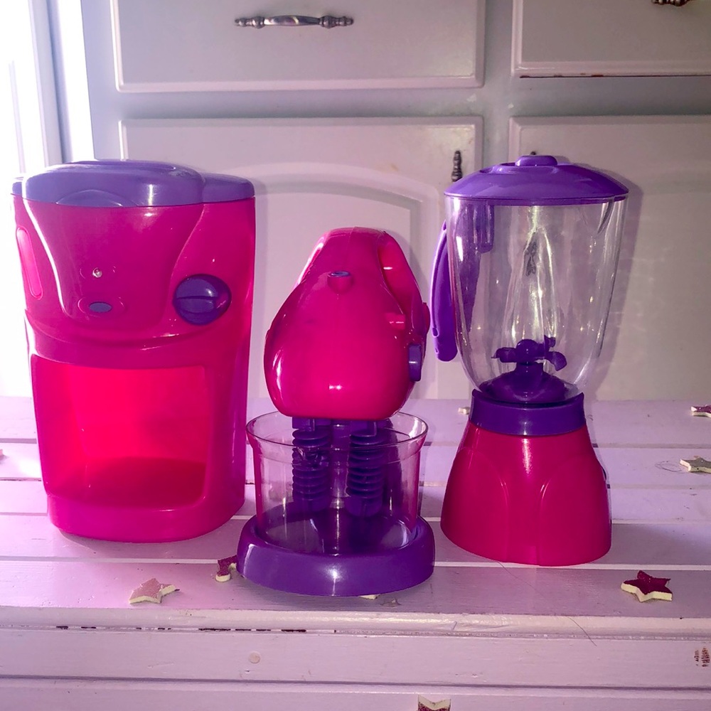 Play blender, mixer and coffee maker-Set Of 3